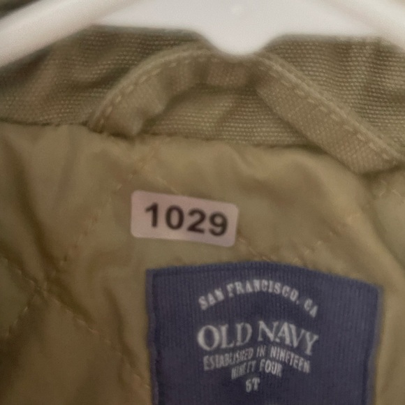Old navy 5 T tan jacket button down - Picture 13 of 13
